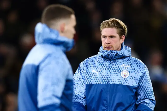 Kevin De Bruyne reacts