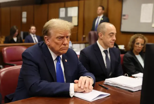 Donald Trump in court