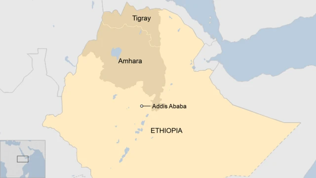 Map of Ethiopia