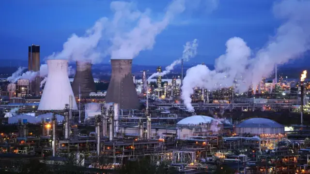 Grangemouth is one of Scotland's most CO2 emitting sites