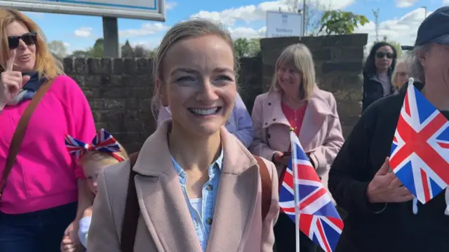 Leanne Watson, one of the locals hoping to see Prince William