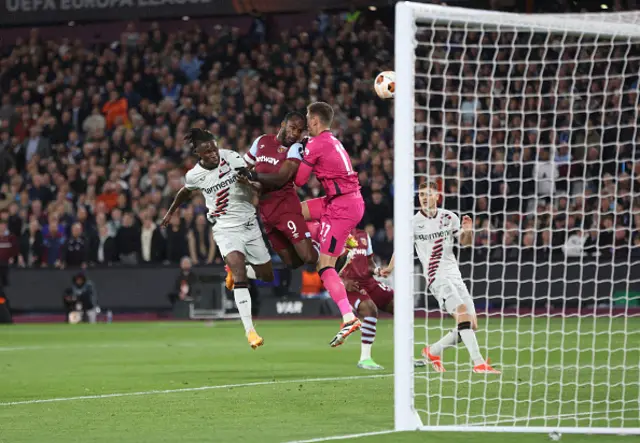 West Ham United's Michail Antonio scores