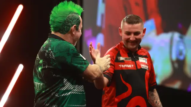 Peter Wright and Nathan Aspinall