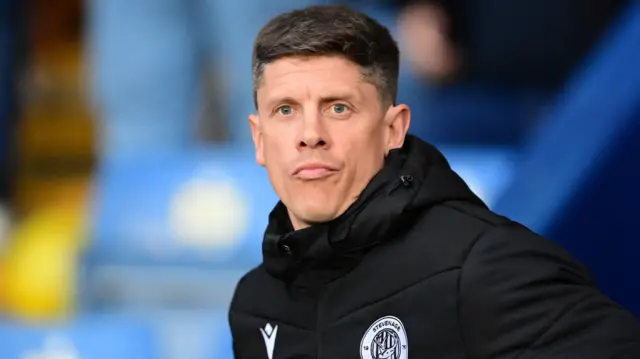 Stevenage interim boss Alex Revell on the touchline