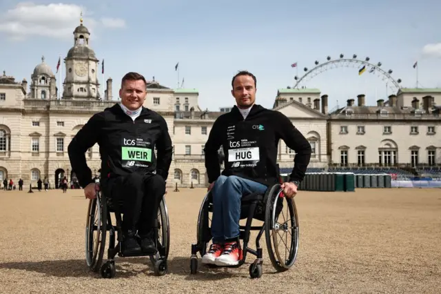 David Weir and Marcel Hug