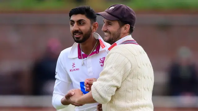 Shoaib Bashir takes a wicket