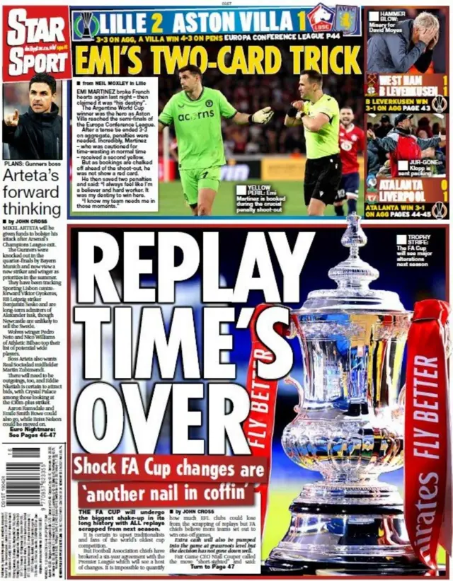 Daily Star back page