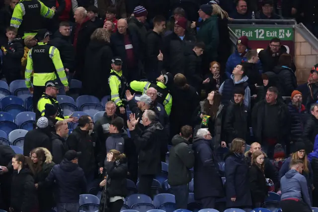 Leaky roof at Turf Moor