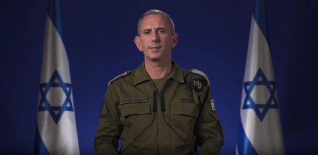 Israeli army spokesperson Rear Admiral Daniel Hagari