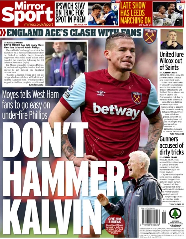 Mirror back page