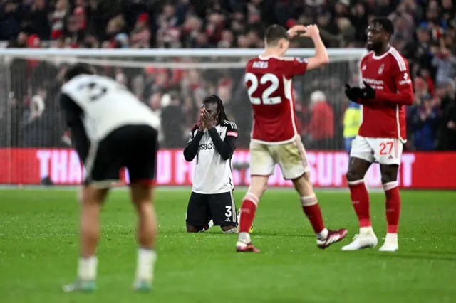 Forest celebrate as Fulham commiserate