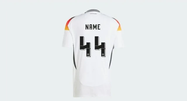 Germany kit with number 44 on the back