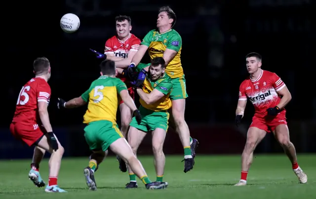 Dery defeated Donegal 0-12 to 0-6 in the McKenna Cup final in January