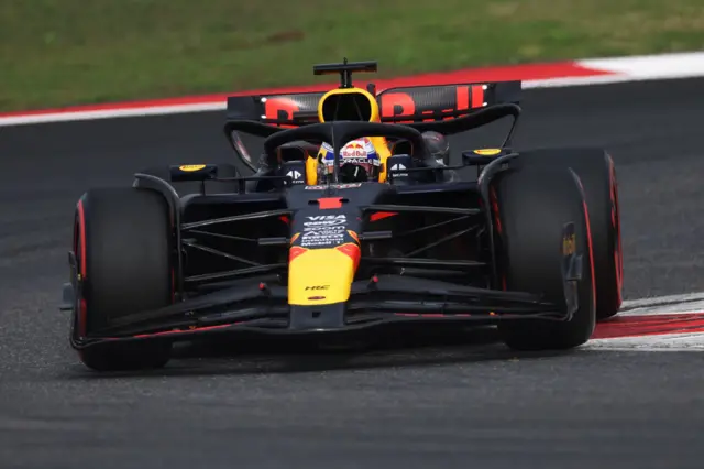 Max Verstappen at the Chinese GP.