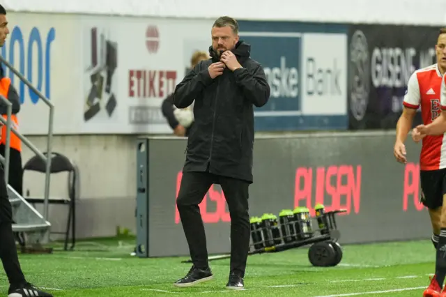 Elfsborg head coach Jimmy Thelin