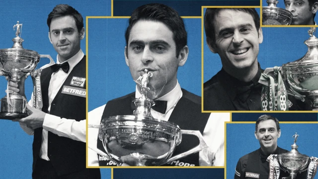 Ronnie O'Sullivan down the years