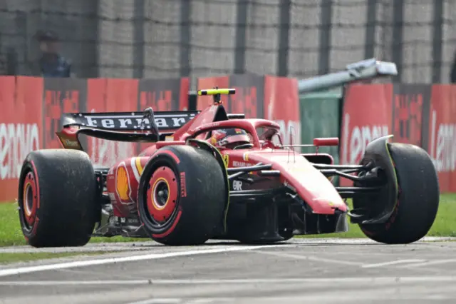 Carlos Sainz at the Chinese GP.