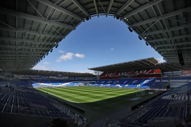 General view of the Cardiff City stadium