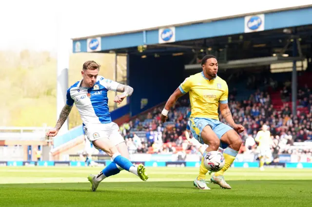 Sammie Szmodics equalises for Blackburn against Sheffield Wednesday