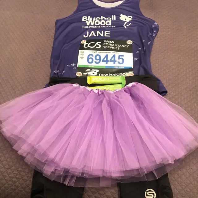 Jane Crosby marathon outfit