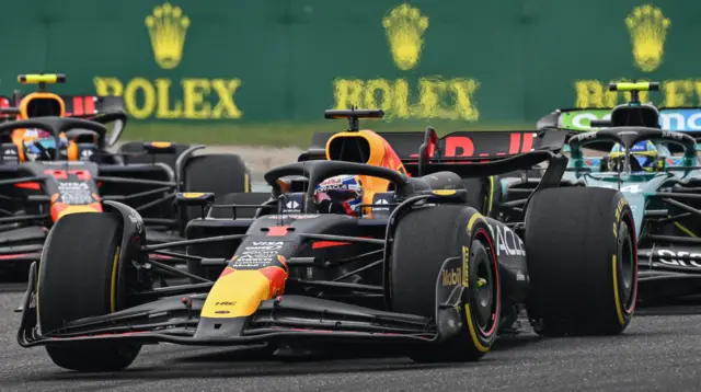 Max Verstappen at the Chinese GP.