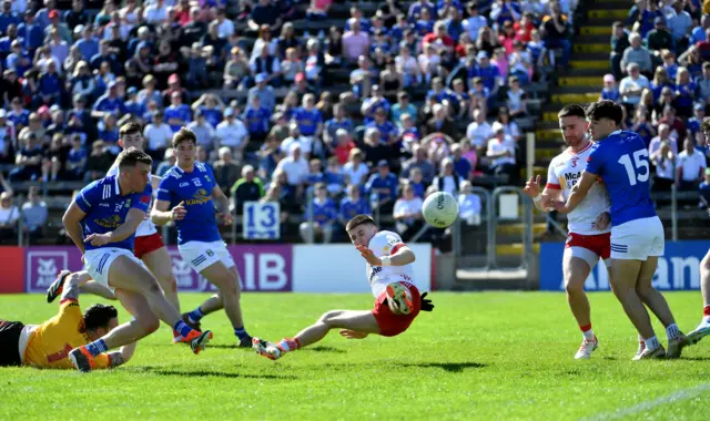 Cian Madden scores a goal