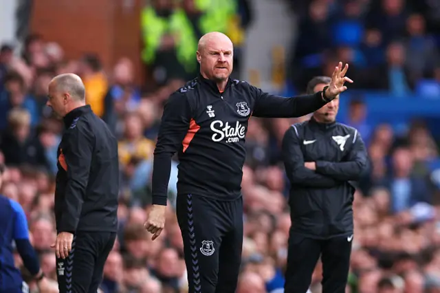 Sean Dyche wearing a tracksuit