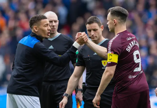 James Tavernier and Lawrence Shankland