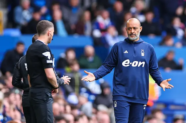 Nuno Espírito Santo the head coach / manager of Nottingham Forest