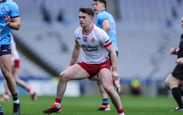 Darragh Canavan in action for Tyrone