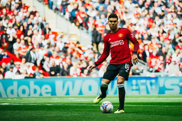 Casemiro of Manchester United in action