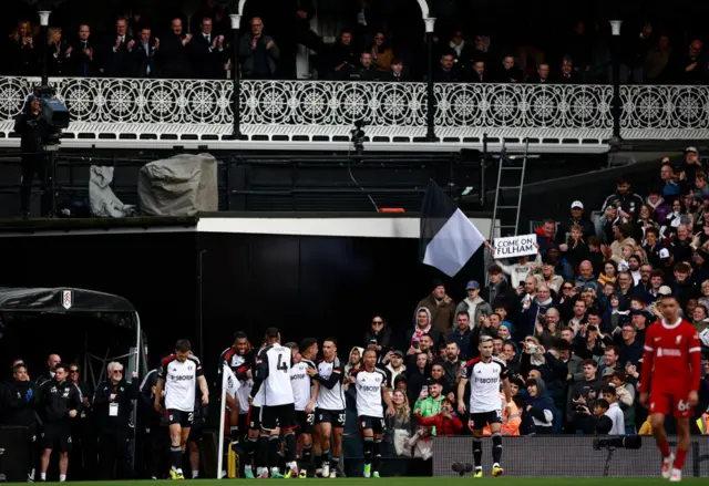 Fulham celebrate