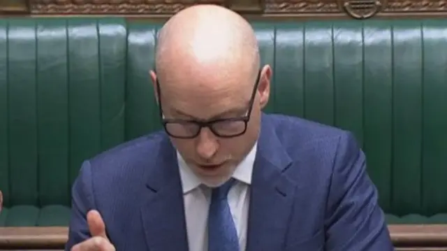 Labour frontbencher Stephen Kinnock in the House of Commons