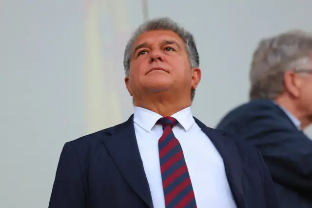 Barcelona president Joan Laporta