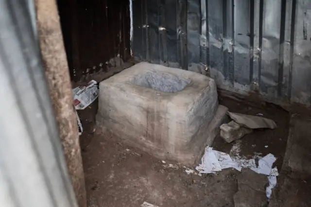 Pit latrine in Nigeria