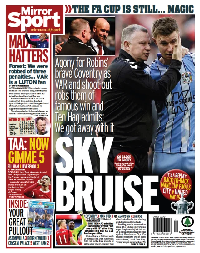 Mirror back page