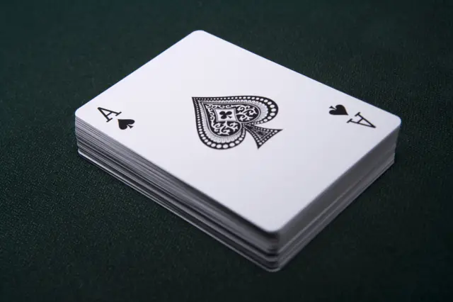 Ace of spades playing card