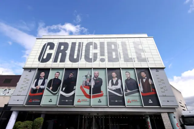 The front of the Crucible Theatre