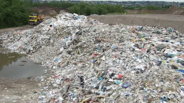 Large piles of unregulated waste were found on David Neal's former farmland on the Gwent Levels