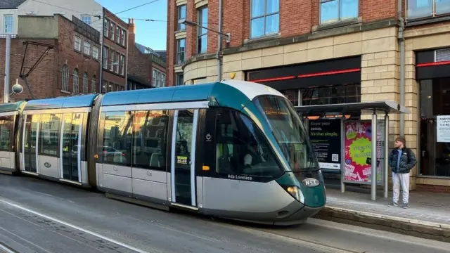 Tram in Nottingham