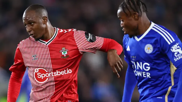 Leicester v Southampton match action