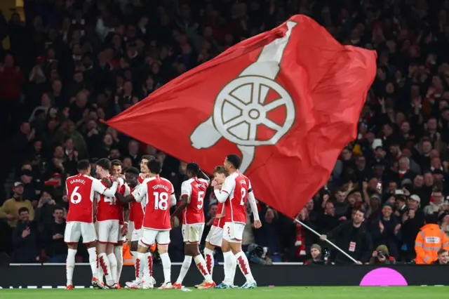 Arsenal celebrate