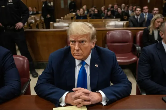 Donald Trump in court