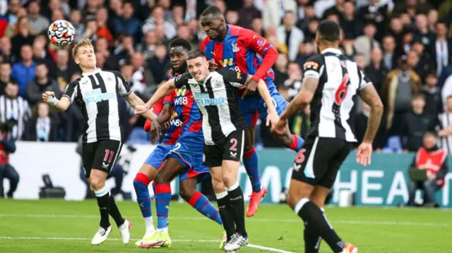 Christian Benteke scores for Crystal Palace