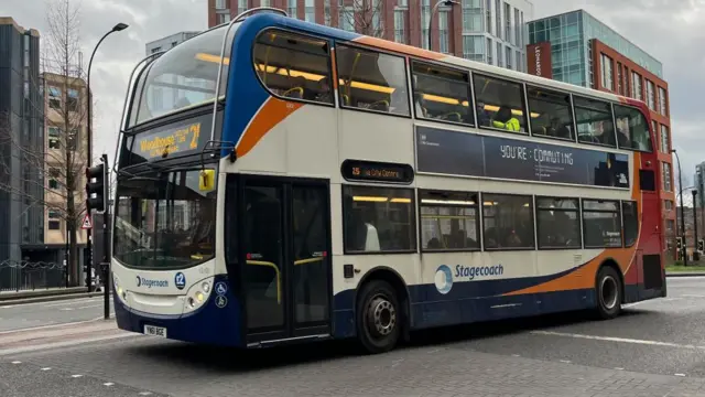 A bus in Sheffield