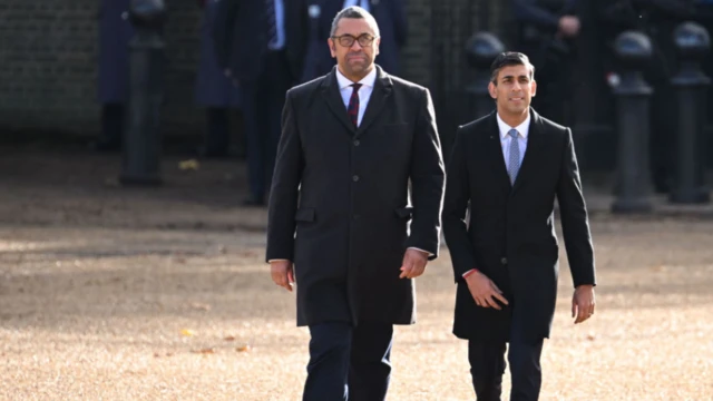 James Cleverly and Rishi Sunak