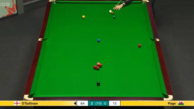 Ronnie O'Sullivan in action