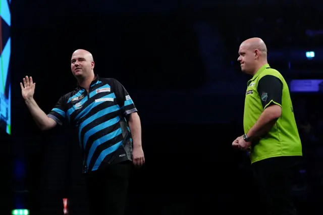 Rob Cross and Michael van Gerwen