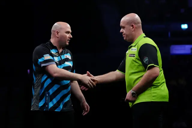 Rob Cross and Michael van Gerwen