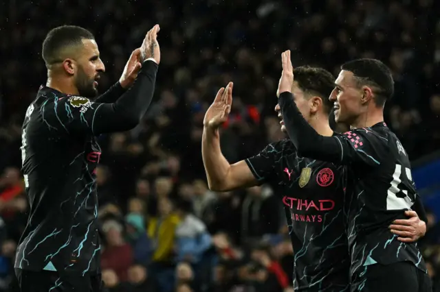 Manchester City celebrate